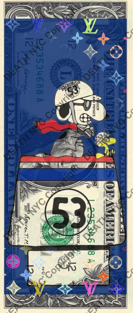 Auction USD $1 Original artwork 121026$3 silly - Art Print