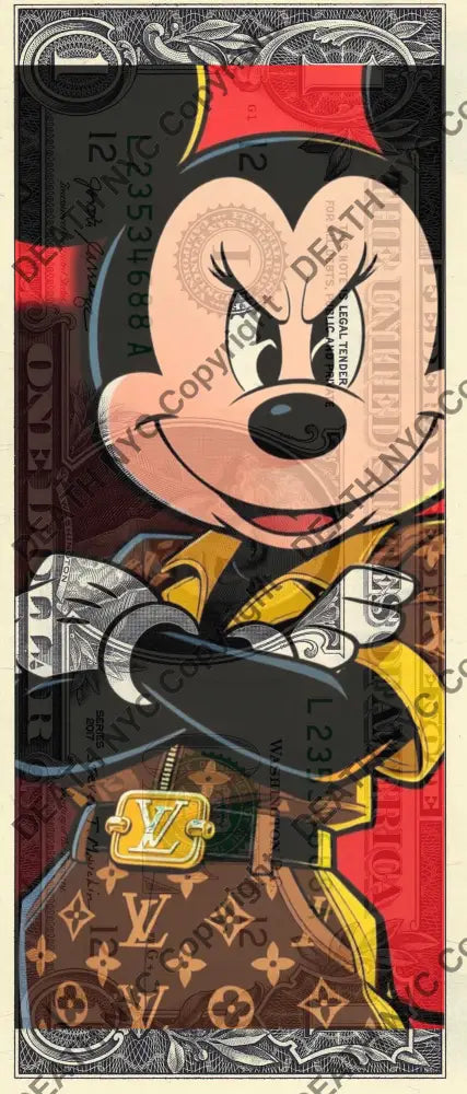 Auction USD $1 Original artwork 121125$6 mouse Art Print