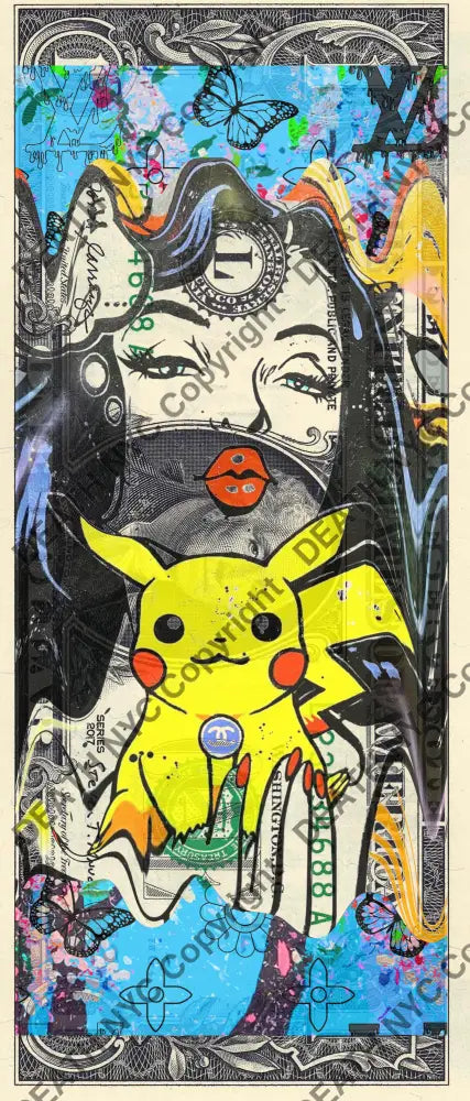 Auction USD $1 Original artwork 130124$22 p k Art Print