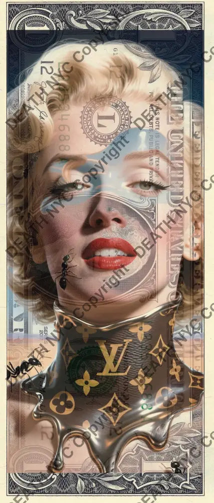 Auction USD $1 Original artwork 130326$15 monr Art Print