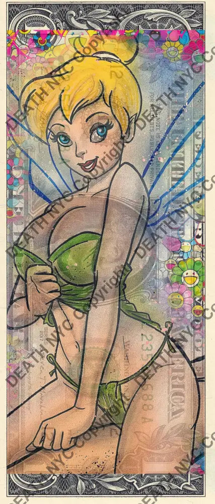 Auction USD $1 Original artwork 130326$2 tink Art Print