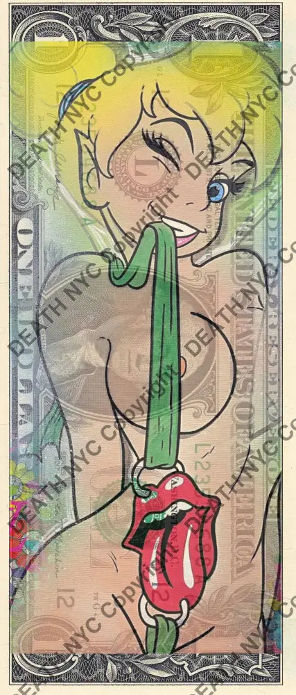 Auction USD $1 Original artwork 130326$3 tink Art Print