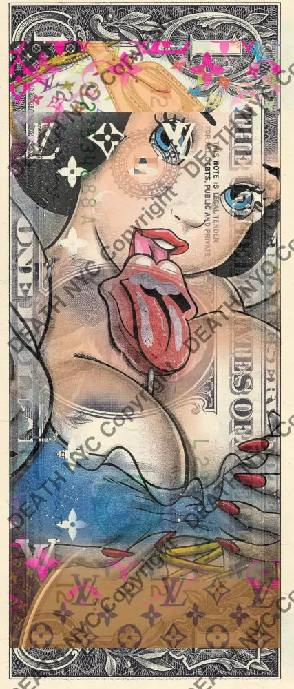 Auction USD $1 Original artwork 130326$5 snow Art Print