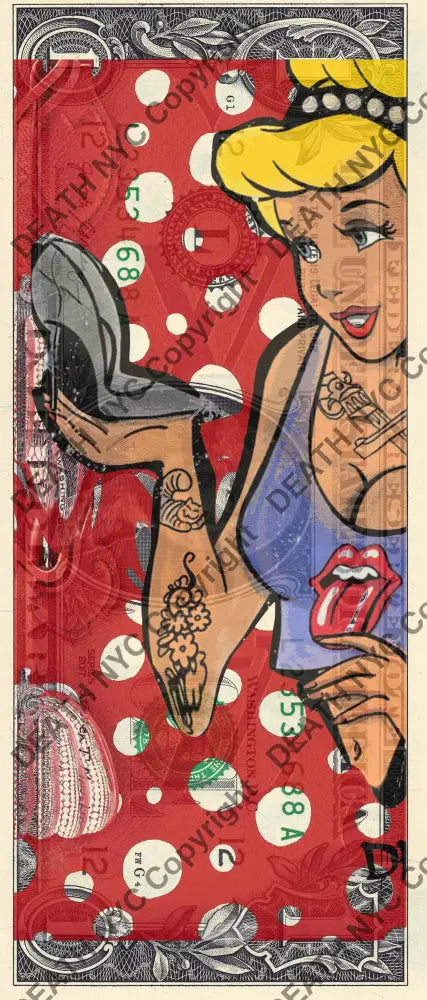 Auction USD $1 Original artwork 130326$8 cind Art Print