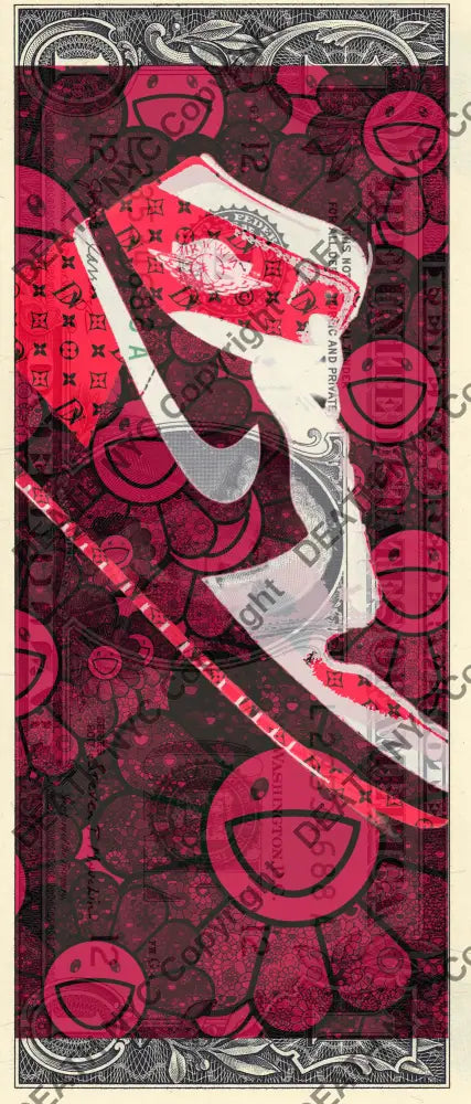 Auction USD $1 Original artwork 130422$4 sneak - Art Print
