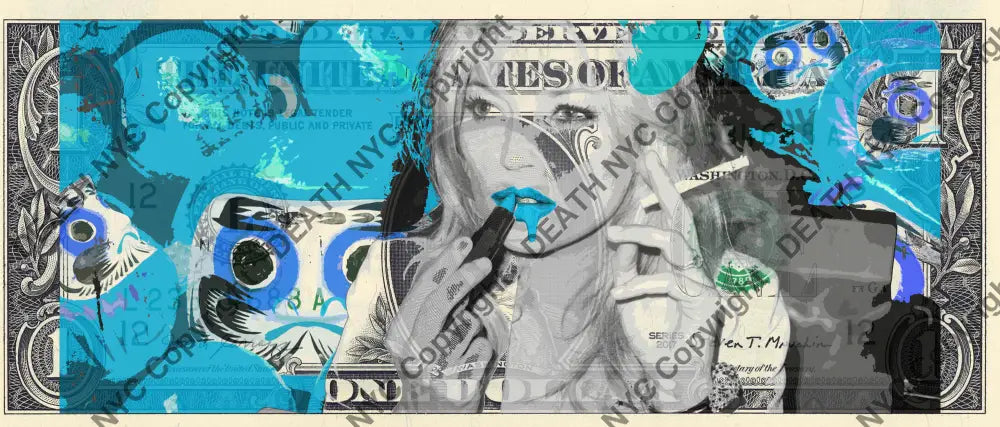 Auction USD $1 Original artwork 130424$4 kate - Art Print
