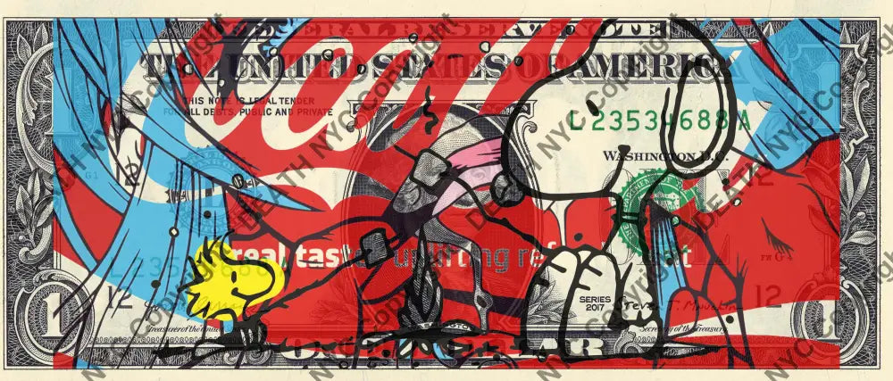 Auction USD $1 Original artwork 130523$6 silly - Art Print