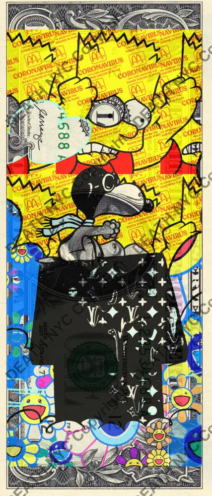 Auction USD $1 Original artwork 130523$8 silly - Art Print