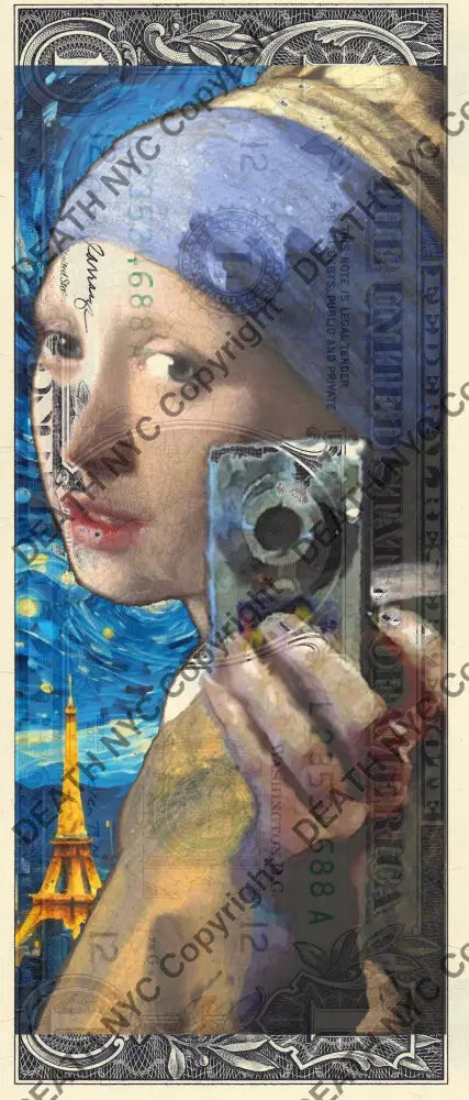 Auction USD $1 Original artwork 130724$9 pearl Art Print