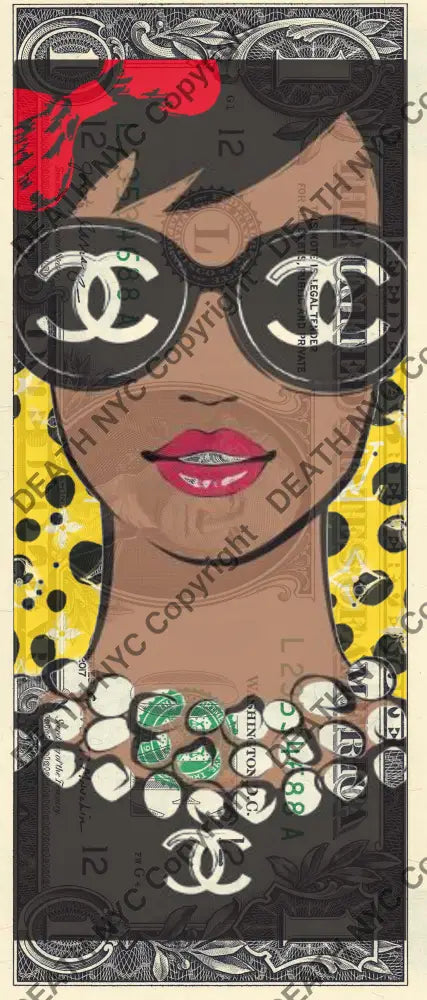 Auction USD $1 Original artwork 130924$1 ch Art Print