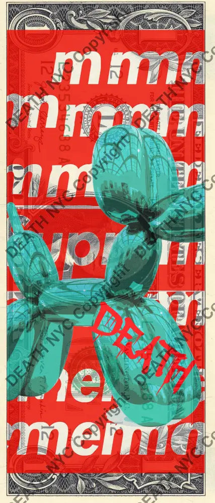 Auction USD $1 Original artwork 131121$18 koon - Art Print