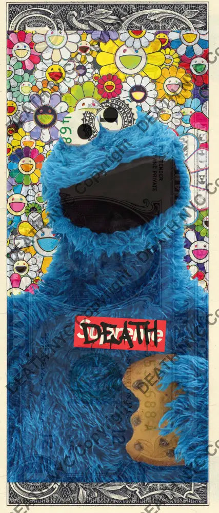 Auction USD $1 Original artwork 131121$3 cookie - Art Print