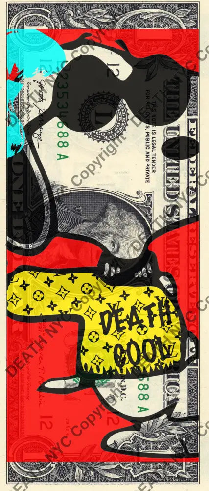 Auction USD $1 Original artwork 131121$5 silly cool - Art Print