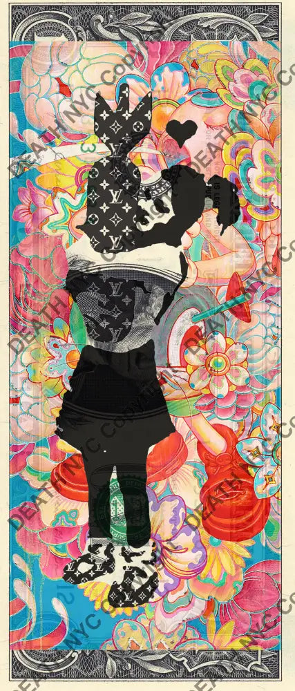 Auction USD $1 Original artwork 131221$4 bank - Art Print