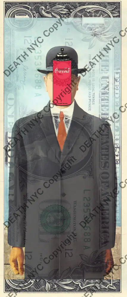 Auction USD $1 Original artwork 140122$11 soda - Art Print
