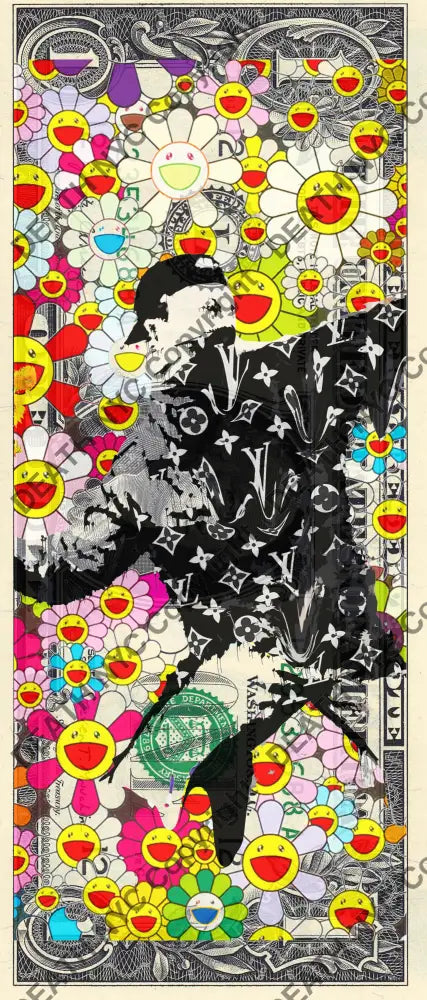 Auction USD $1 Original artwork 141121$14 bank Art Print