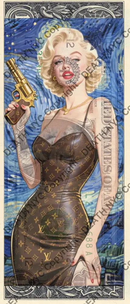 Auction USD $1 Original artwork 150126$11 monr Art Print