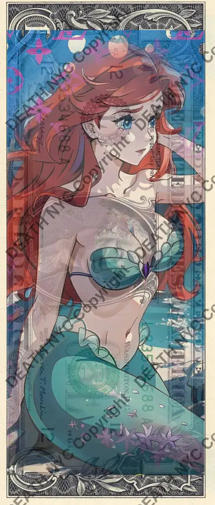 Auction USD $1 Original artwork 150126$12 ar iel Art Print