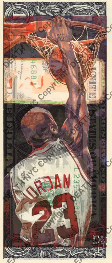 Auction USD $1 Original artwork 150126$17 n b a Art Print