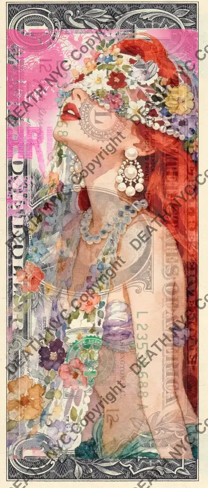 Auction USD $1 Original artwork 150126$20 ariel Art Print