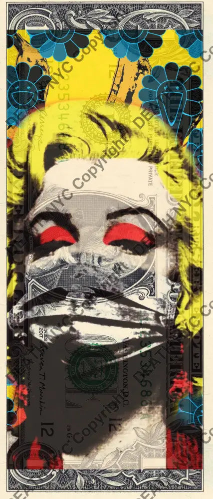 Auction USD $1 Original artwork 150126$25 monr Art Print