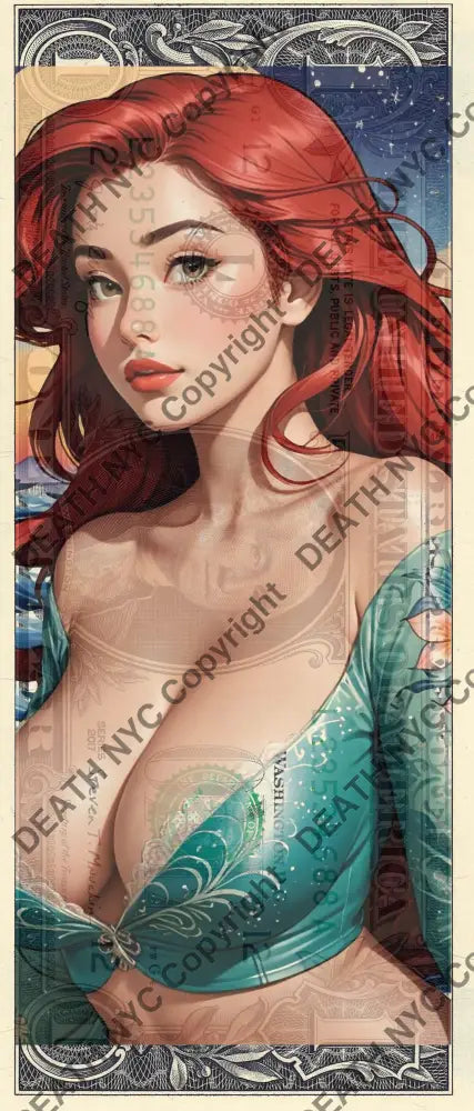 Auction USD $1 Original artwork 150524$9 ar iel Art Print