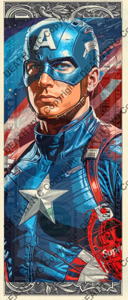 Auction USD $1 Original artwork 150624$9 captain Art Print