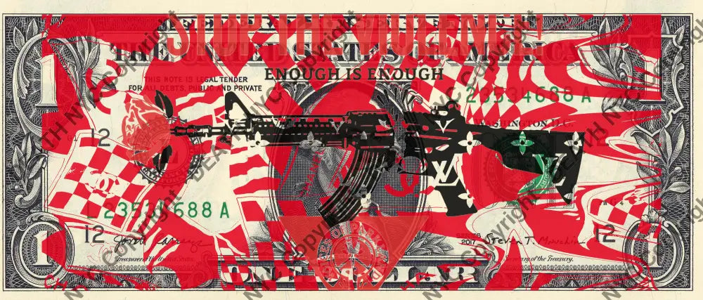 Auction USD $1 Original artwork 150723$3 a k - Art Print