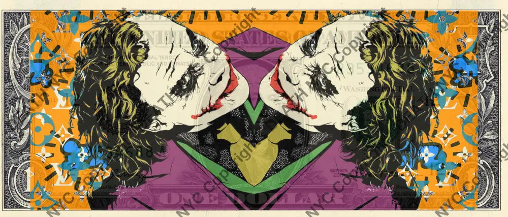 Auction USD $1 Original artwork 150723$3 j k r - Art Print