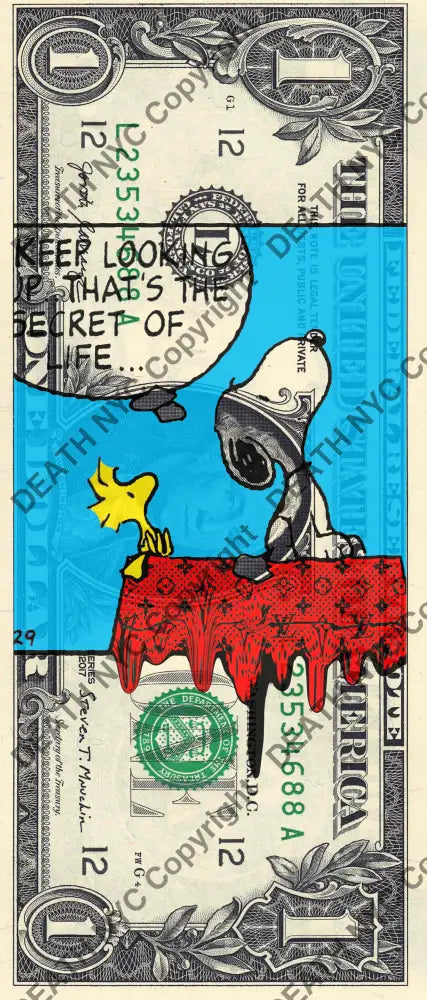 Auction USD $1 Original artwork 151221$14 silly - Art Print