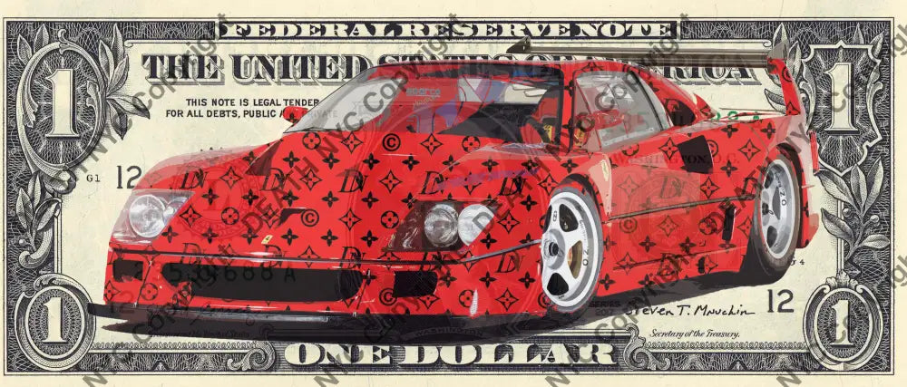 Auction USD $1 Original artwork 151221$18 ferr - Art Print