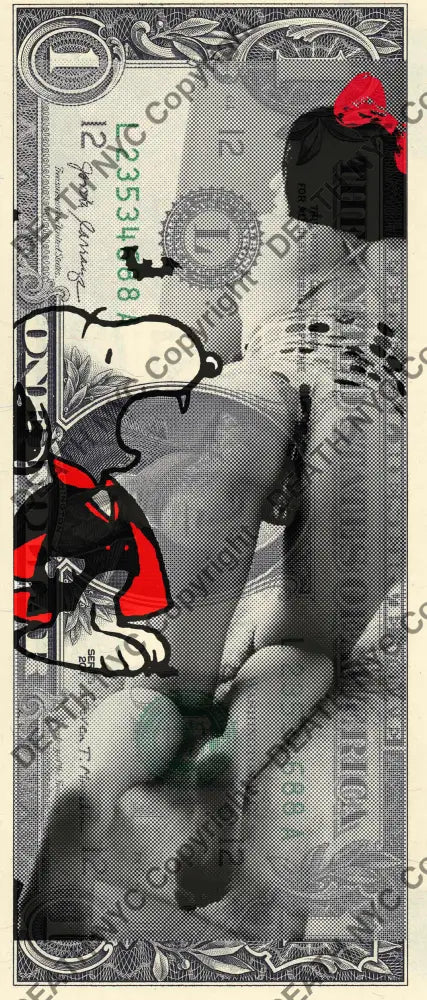 Auction USD $1 Original artwork 151221$2 eat me - Art Print