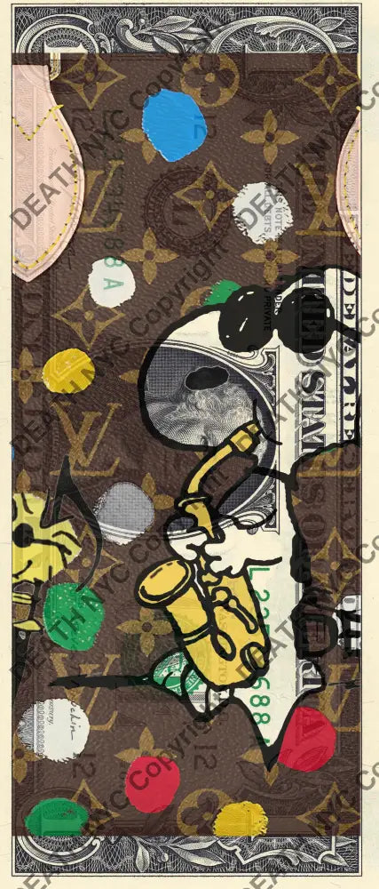 Auction USD $1 Original artwork 160223$4 silly - Art Print