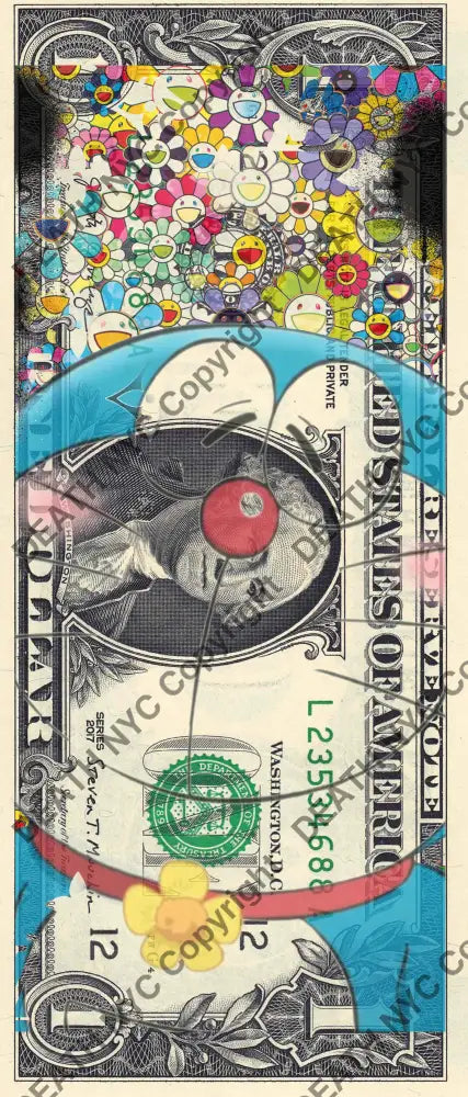 Auction USD $1 Original artwork 161125$9 dmon Art Print