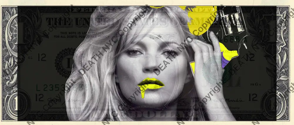 Auction USD $1 Original artwork 161221$7 kate Art Print