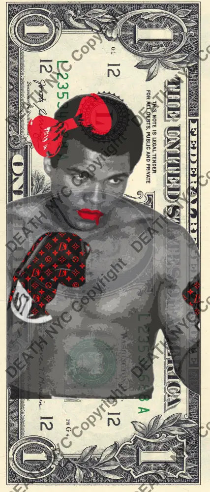 Auction USD $1 Original artwork 161221$1 ali* Art Print