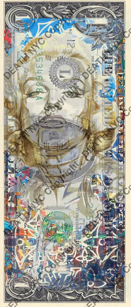 Auction USD $1 Original artwork 161225$14 monr Art Print