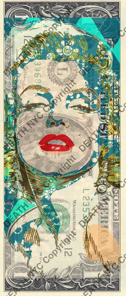 Auction USD $1 Original artwork 161225$15 monr Art Print