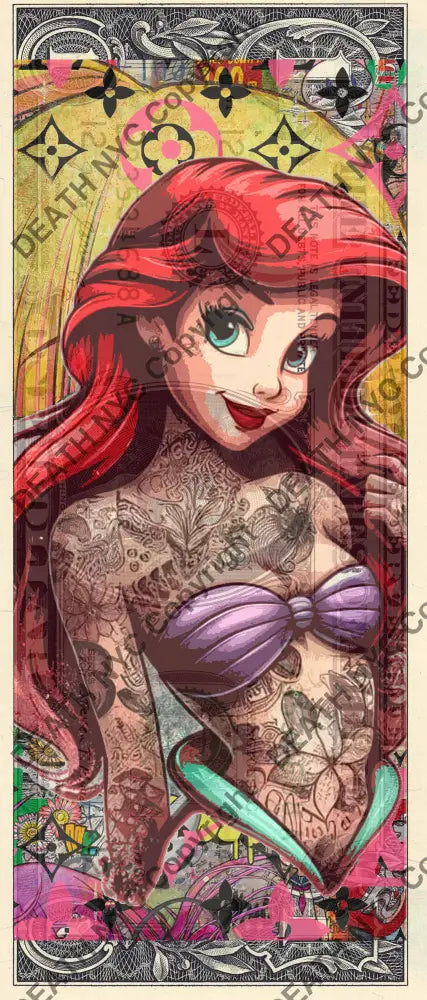 Auction USD $1 Original artwork 161225$9 ar iel Art Print