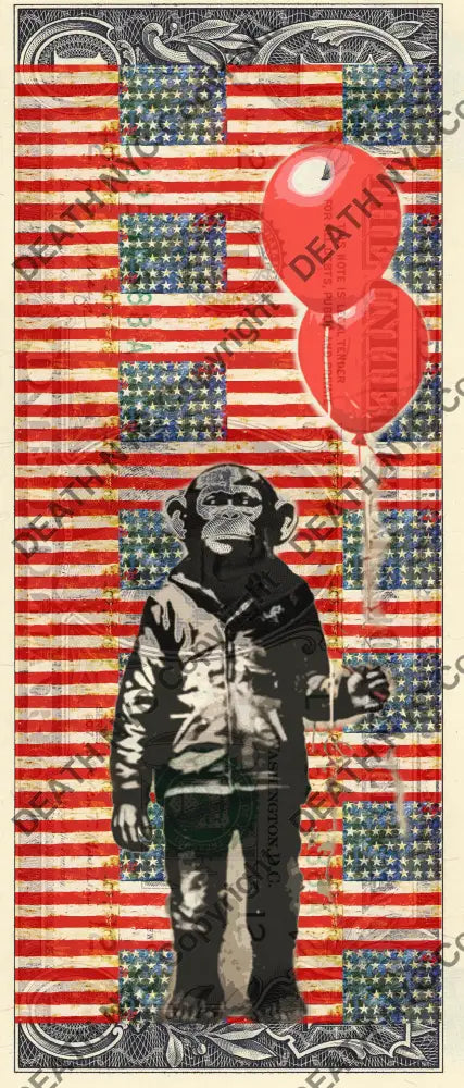 Auction USD $1 Original artwork 170324$17 bank Art Print