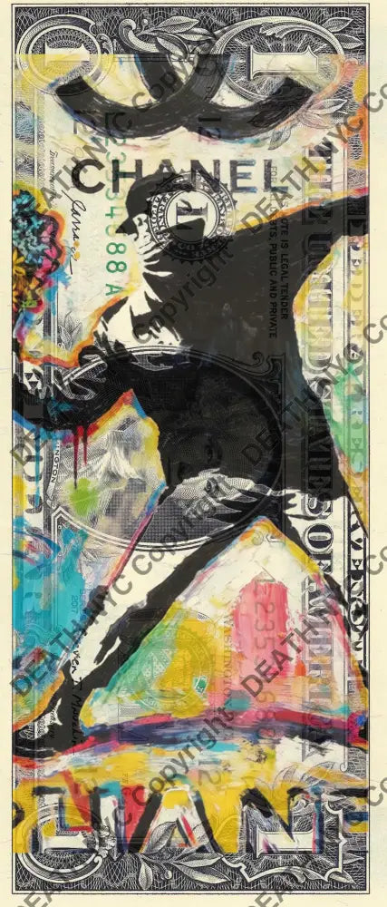 Auction USD $1 Original artwork 170426$11 bank - Art Print