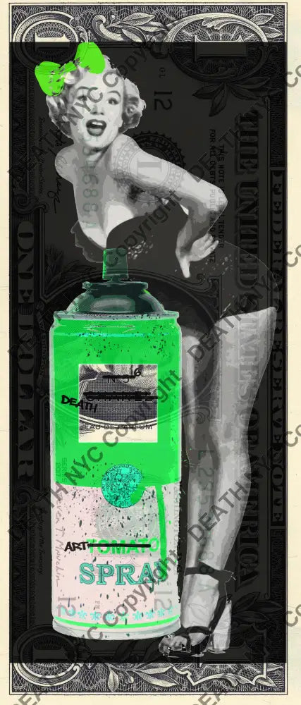 Auction USD $1 Original artwork 170922$6 monr - Art Print