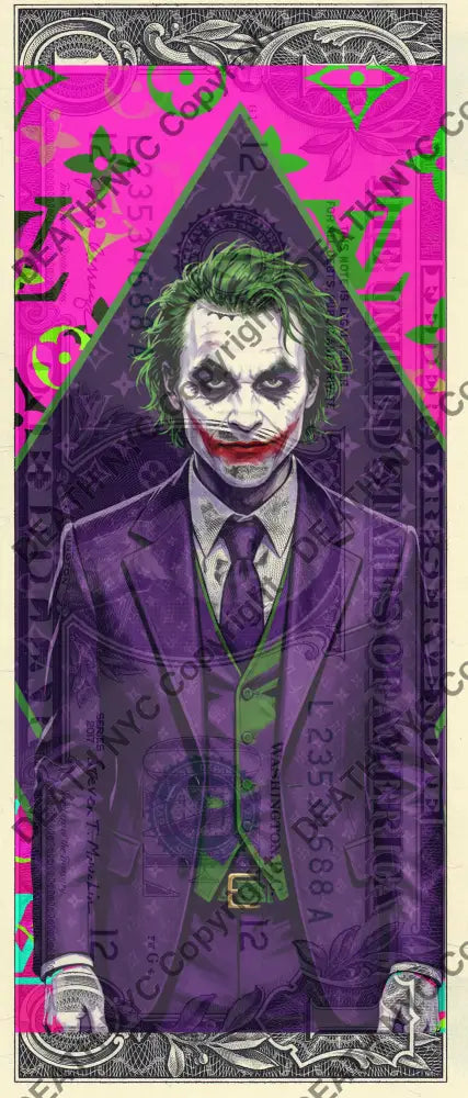 Auction USD $1 Original artwork 180626$3 j k r - Art Print