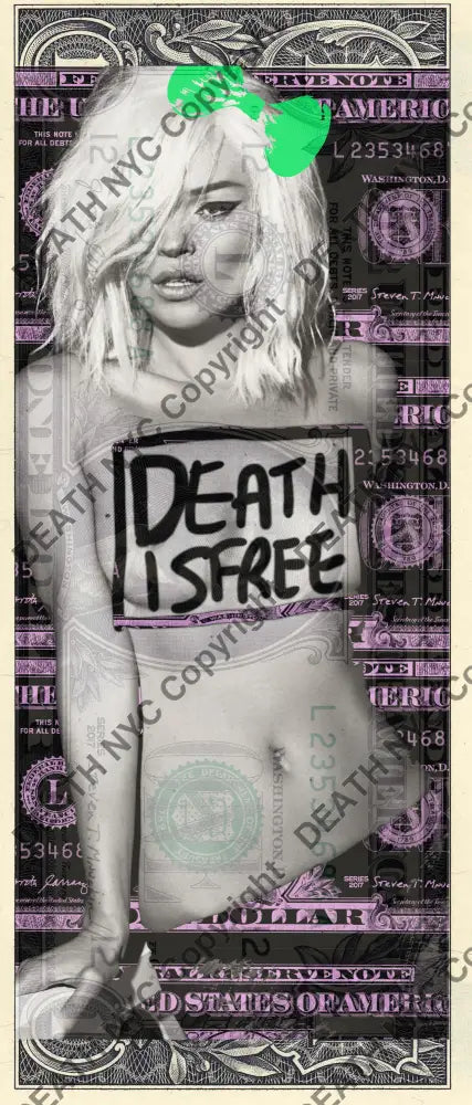 Auction USD $1 Original artwork 181221$2 kate - Art Print