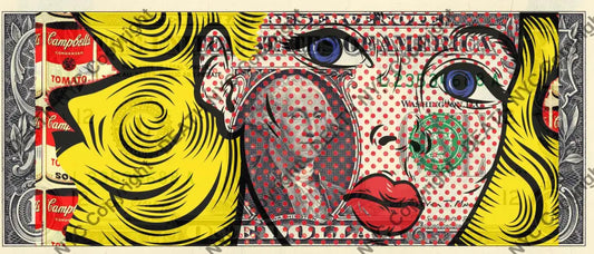 Auction USD $1 Original artwork 190124$8 d face Art Print