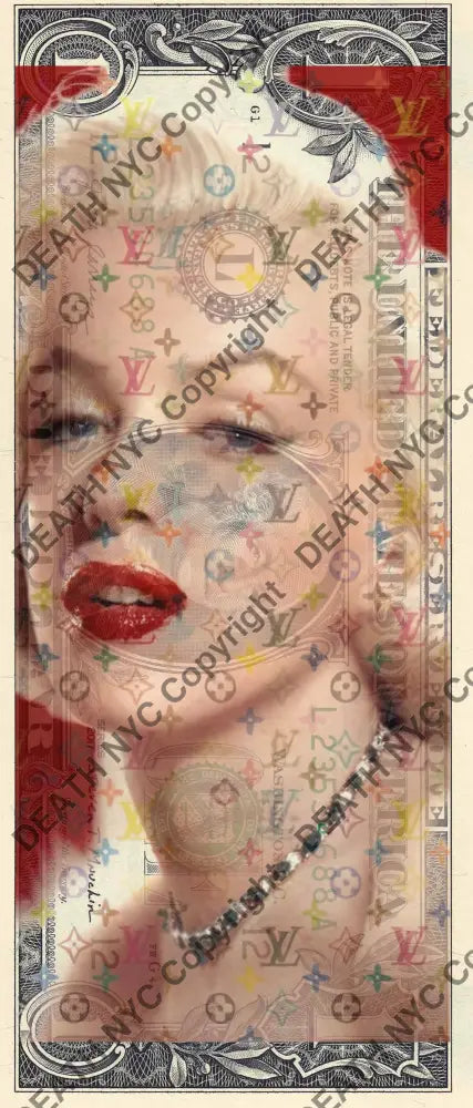 Auction USD $1 Original artwork 190326$3 monr Art Print