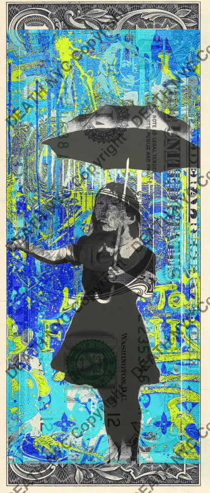 Auction USD $1 Original artwork 190326$4 bank Art Print