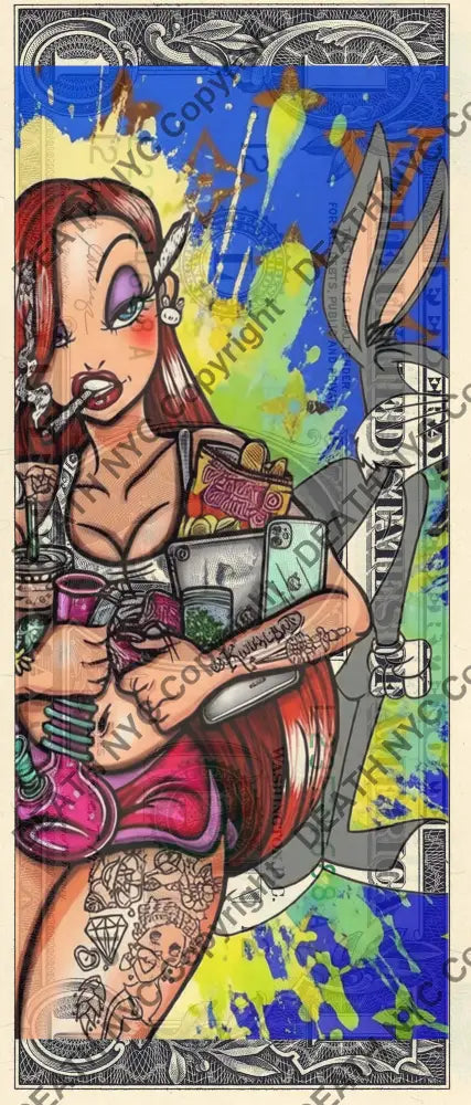 Auction USD $1 Original artwork 190326$8 sexy Art Print