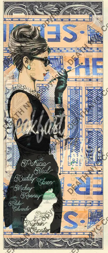 Auction USD $1 Original artwork 190624$2 audrey - Art Print