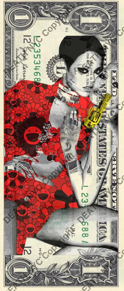 Auction USD $1 Original artwork 191121$12 kate - Art Print